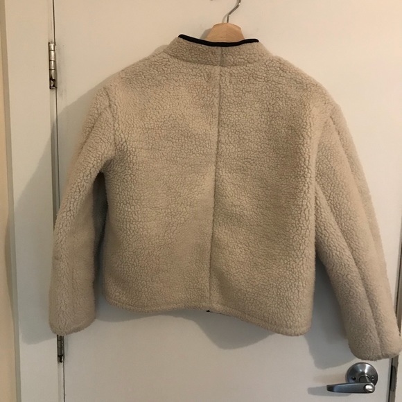 Sherpa jacket beige (S or M size) / Great quality and perfect condition - Picture 2 of 5